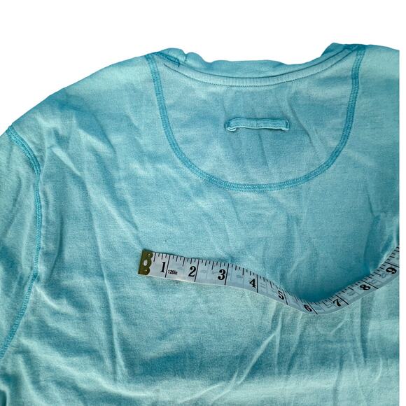 Ocean & Coast Long Sleeve Lightweight Blue Sweatshirt Size Large 100% Cotton - Picture 6 of 15